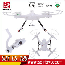 Mode sans tête SKY Hunter 2.4G 4CH 6 axes Gyro en temps réel RC FPV Quadcopter Drone SJY-LS-128